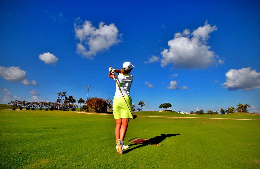Golfing